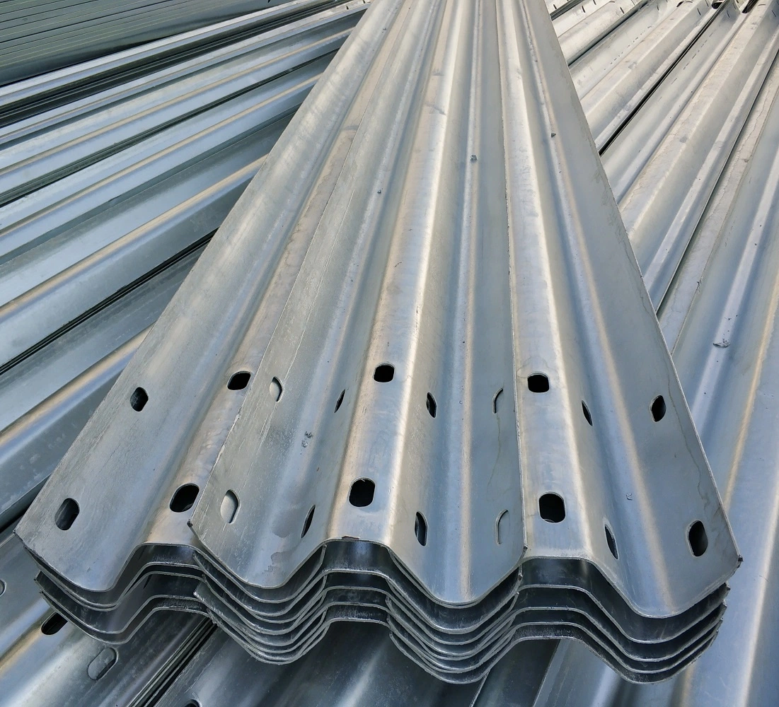 Two Wave Steel Highway Guardrail Prices with Galvanization