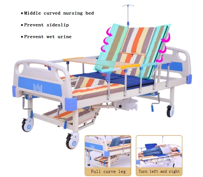 New Design ABS Three Function Full Bending Hospital Bed