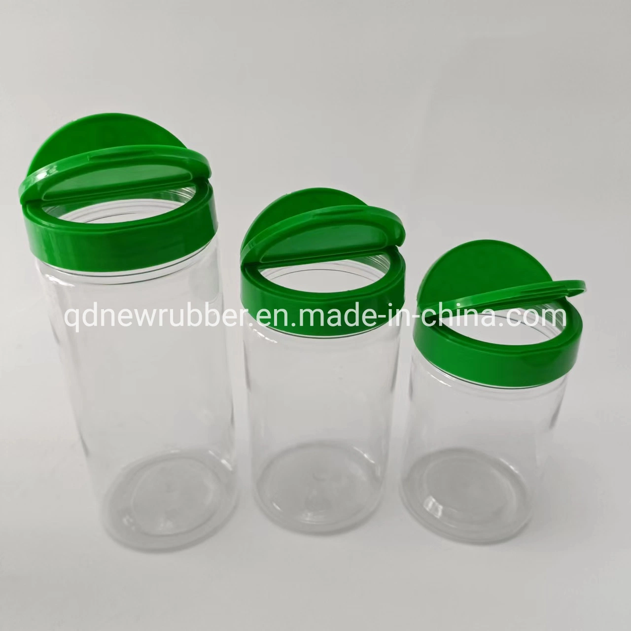 Kitchen Plastic Spice Jar Set Easy to Fill While Optimizing Shelf Space