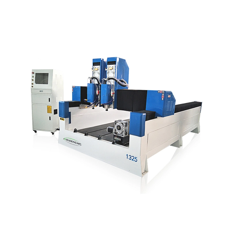 China Stone CNC Router Machine Double Heads for Stone Engraving/Cutting/Drawing