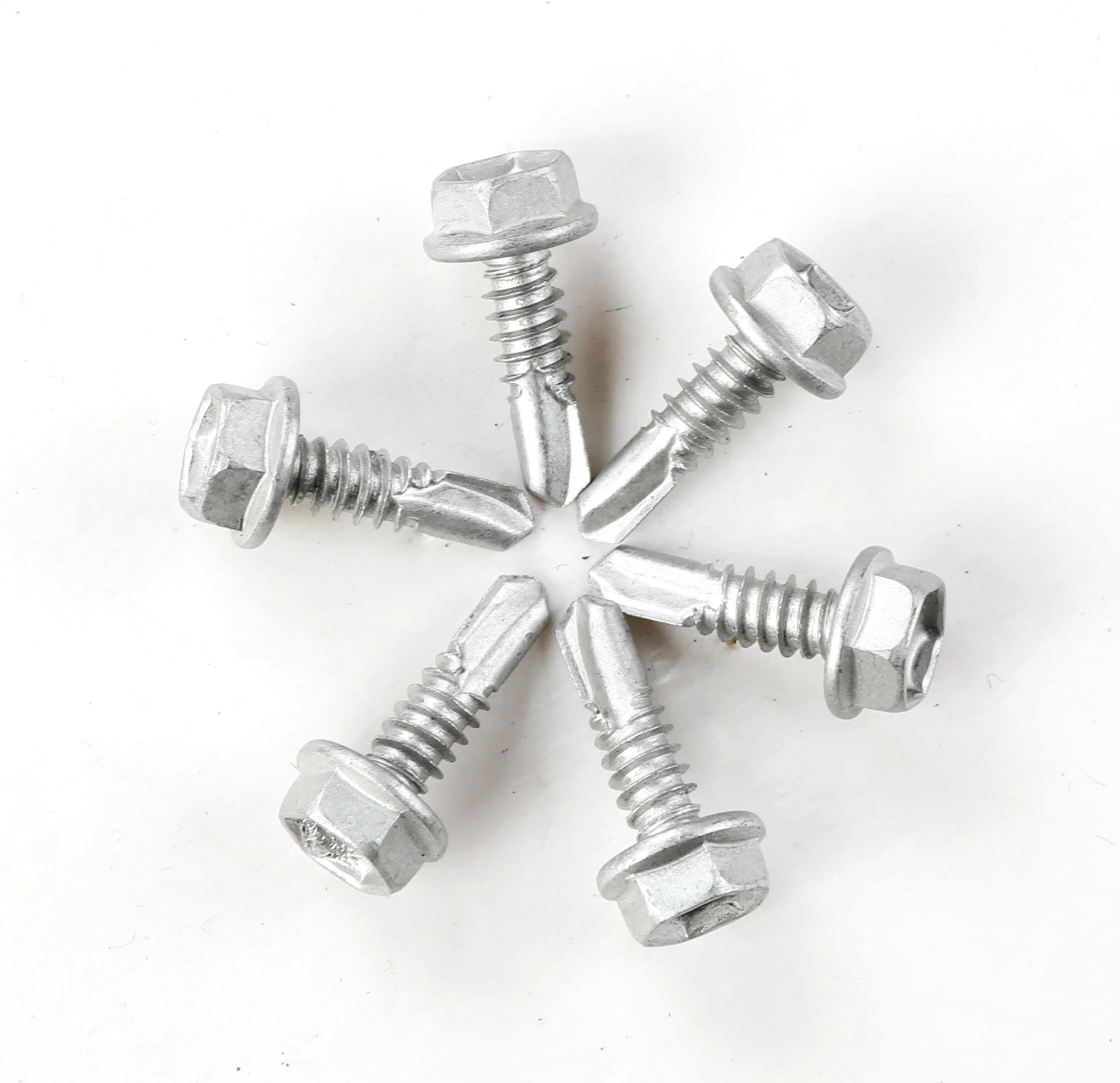 Dacromet Hex Self Drilling Screws Roofing Plating Color Hexagon Self Drilling Screw for Wood