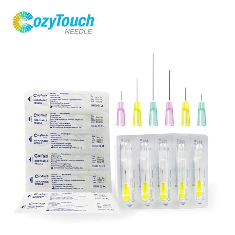 Cozytouch Disposable Needle Bag Korea 32g 4mm 6mm 8mm Sterile Mesotherapy Needles