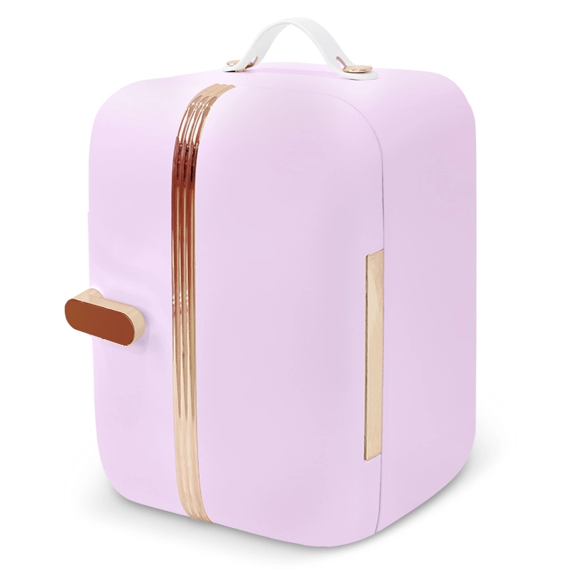 Proveedor Custom 9L enfriamiento Pink Cuidado de la piel Maquillaje Belleza Mini Nevera GBF-9L