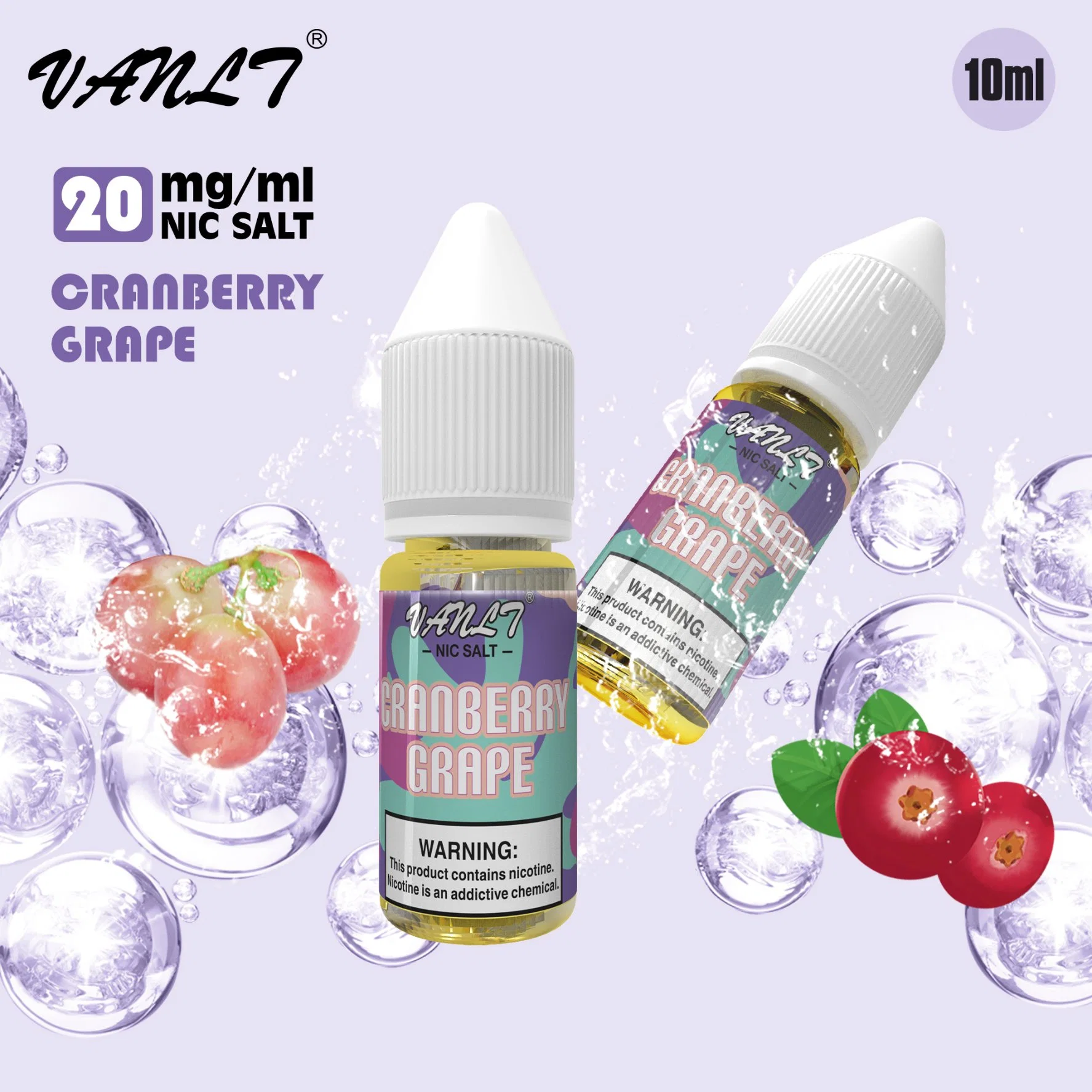 Canneberge raisin par Vanlt 10 ml/20 ml/30 ml E-liquide