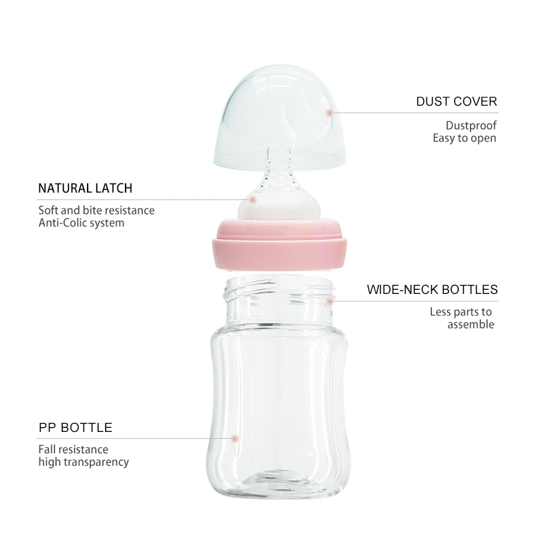 Manufacturer PP Feeding Babies Feeder Nursing Anti Colic Wholesale/Supplier BPA Free Bebe High quality/High cost performance PP Milk Baby Bottle