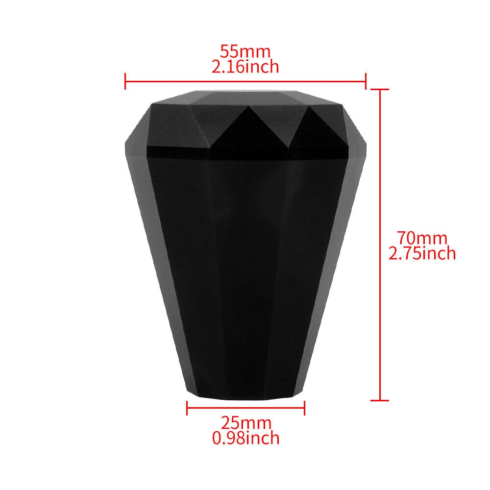 Made-in-China Hot Selling Diamond Shape Black Shift Knob