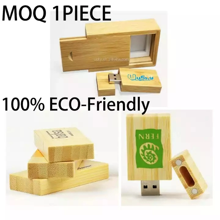 Block Form Eco USB Custom Gift USB 1GB 2GB 4GB 8GB 16GB 32GB 64GB Holz maßgeschneiderte Pen Drive USB-Flash Laufwerke