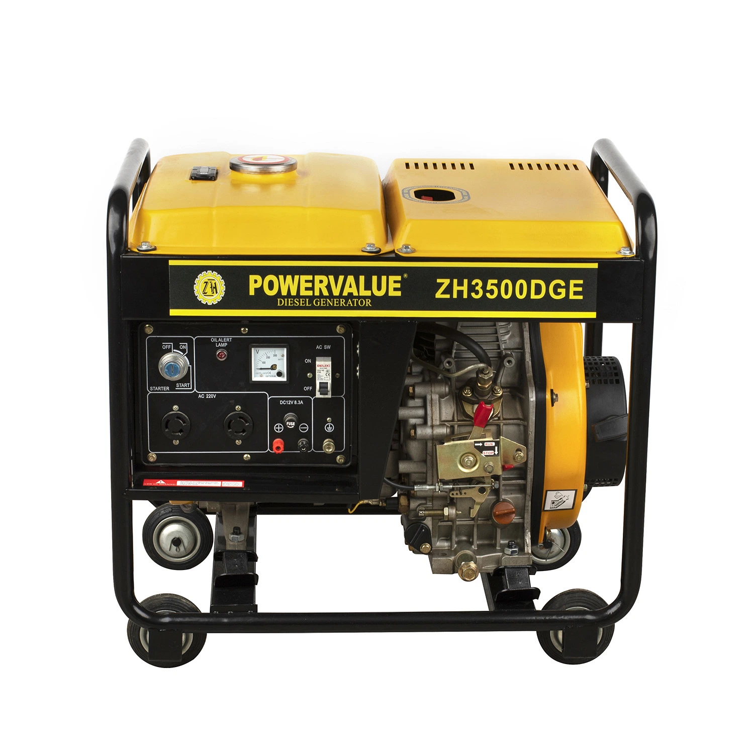 Power Value Diesel Generator 3.5kw Portable Home Standby Power Genset for Outside