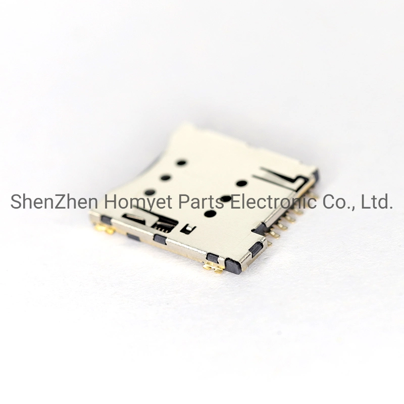 SIM Card Connector (memory card connector) SMD Thin H1.35 SMD Micor / Nano SIM Card Holder Mobile Terminal Holder