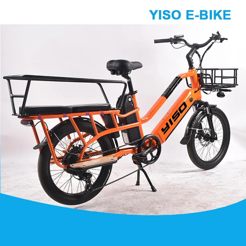 Double Battery Motor Delivery Bike with Box