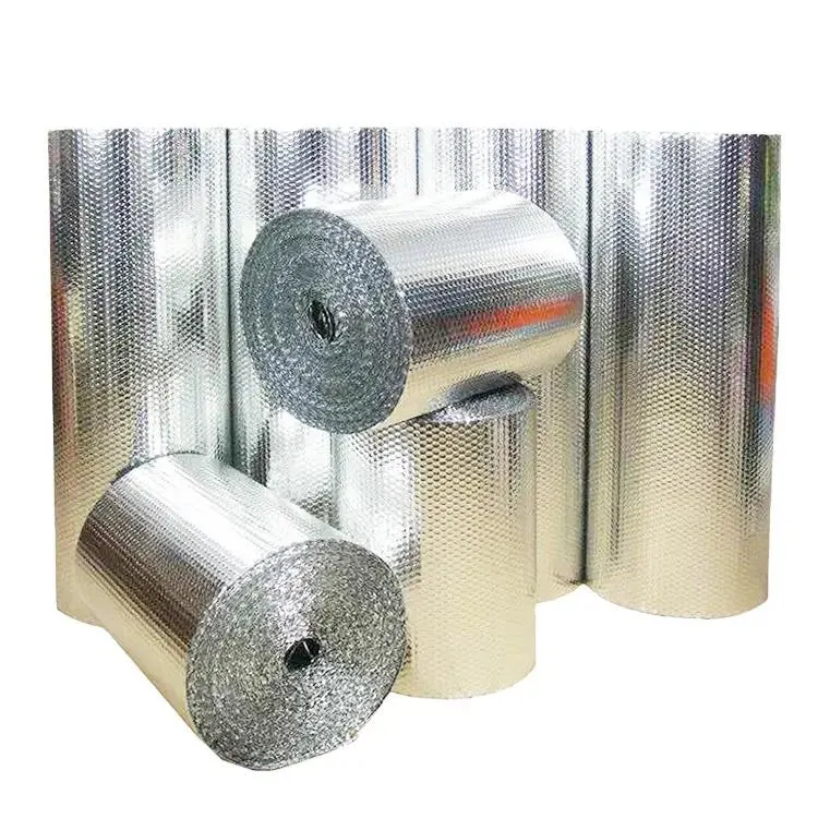 Custom Aluminum Bubble Foil Heat Reflective Thermal Roof Insulation Material Rolls