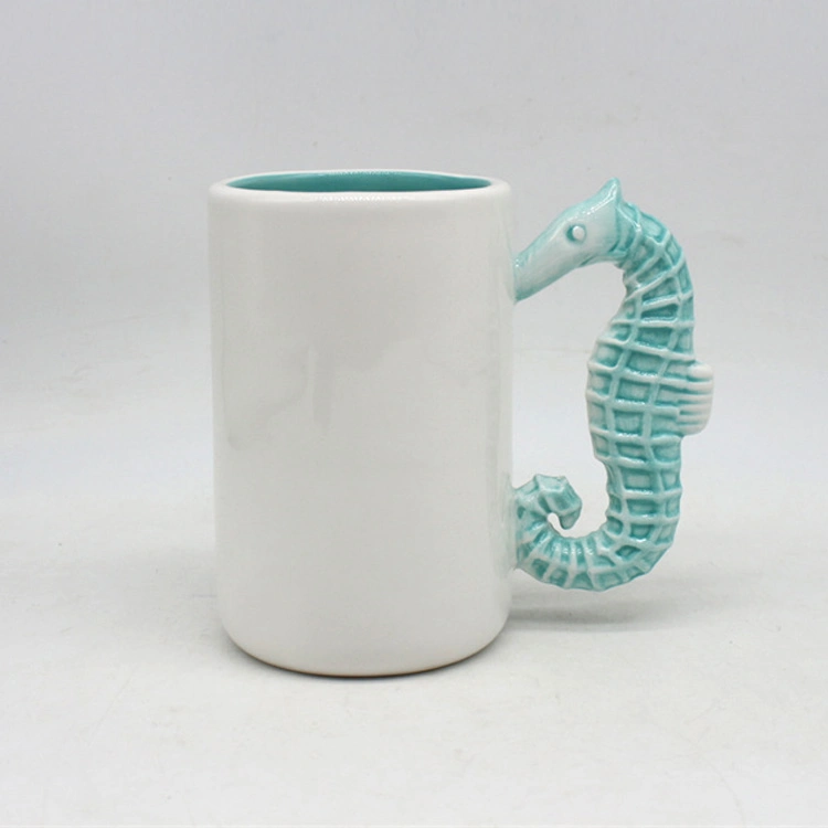 Oceano grossista Animal Mar 3D Caneca Ceramic Mermaid chávenas