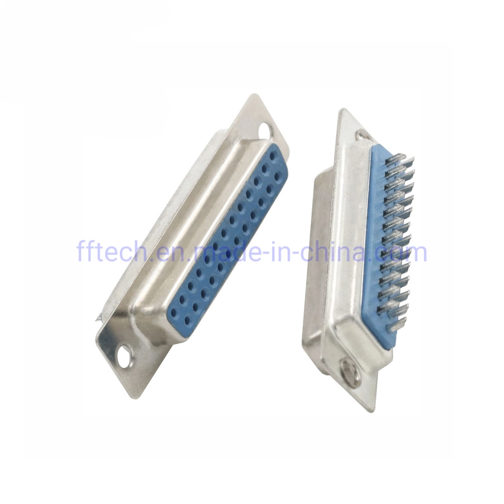 High Quality Straight Solder Cup Terminal VGA 25p 37p 44p D-SUB Dsub dB Female Connector