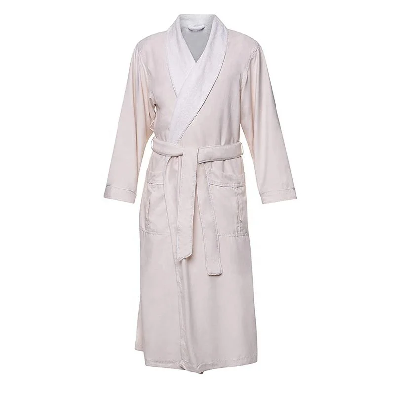 Custom Casual Design Unisex Sleep Wear Hotel Cotton SPA Bathrobe