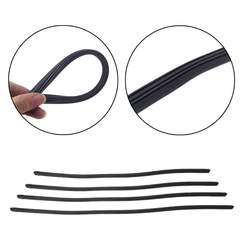 Car Rubber Frame Boneless Wiper Blades Repair Windshield Wipers Beam Universal Wiper Blade Strips