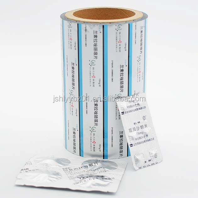 El aluminio/Poly film para embalaje Medicinespe de etileno aluminio Envases Sachet Película Lagrimal fácil rollo