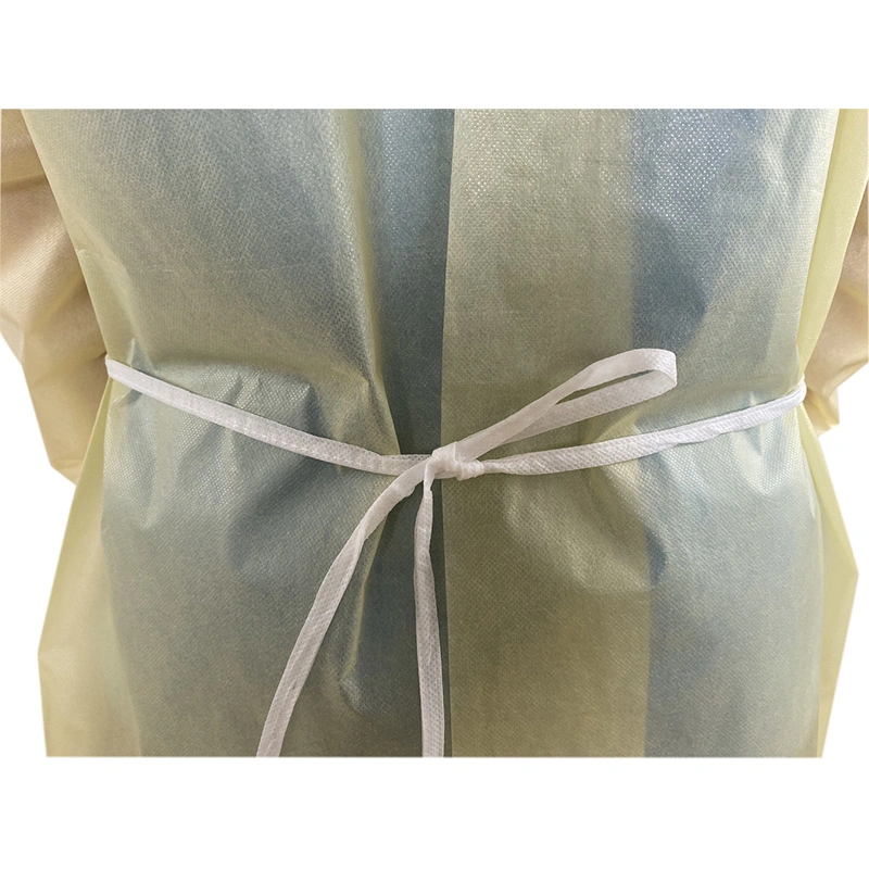 Hot Sale Isolation Gown PP 35 GSM Non-Woven Polypropylene Wholesale/Supplierr Isolation Gown