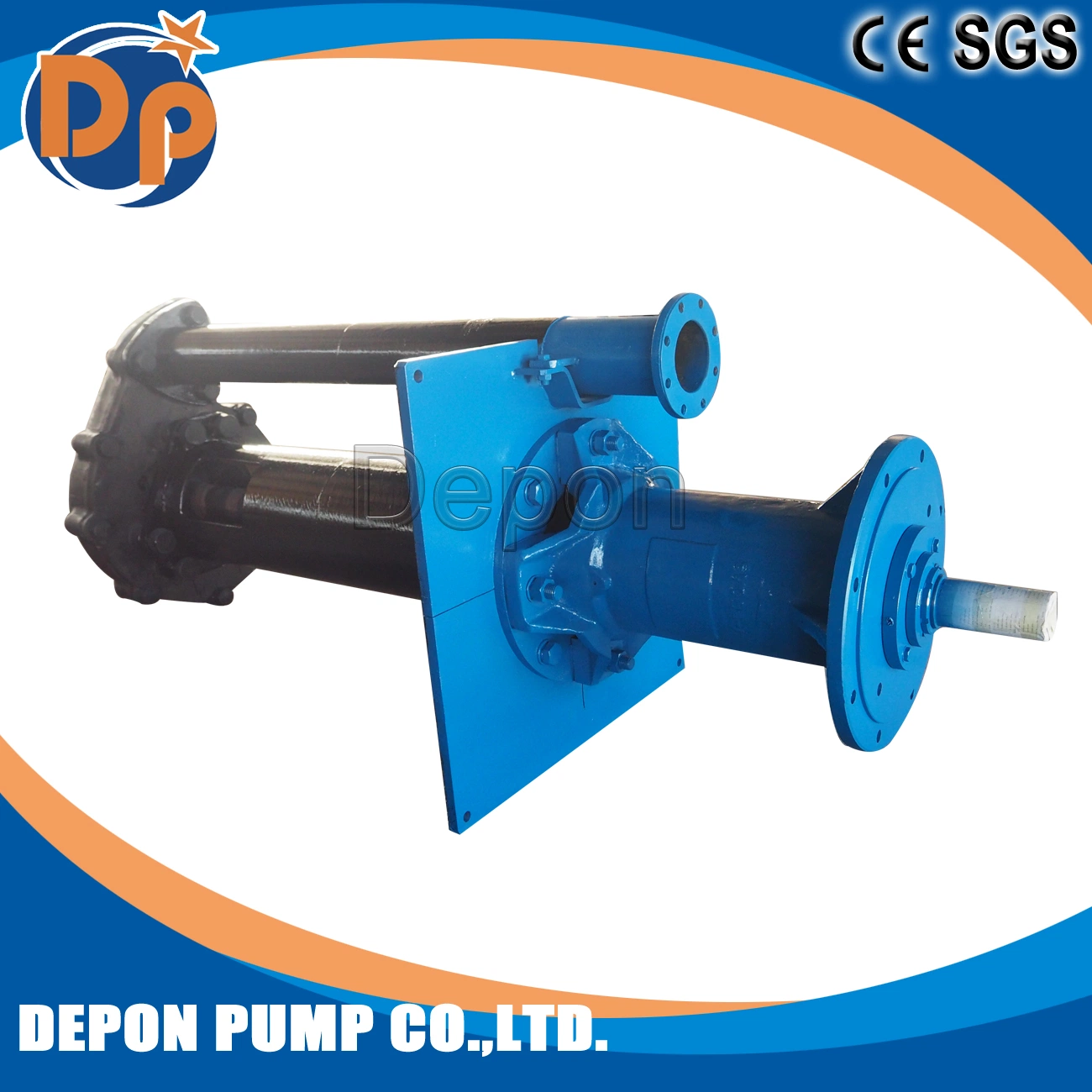 Long Shaft Electric Motor Open Well Water Tank Centrifugal Vertical Slurry Pump