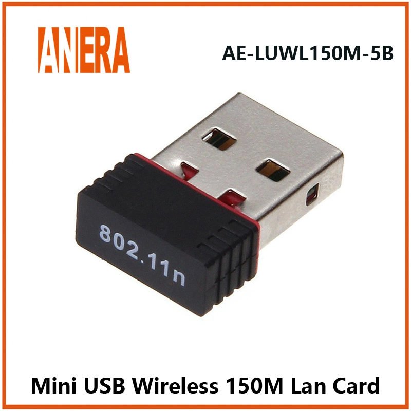 Sans fil USB 2.0 Adaptateur WiFi 802.11n 150M pilote WiFi Carte réseau LAN USB adaptateur WiFi sans fil Mini-USB pour ordinateur portable