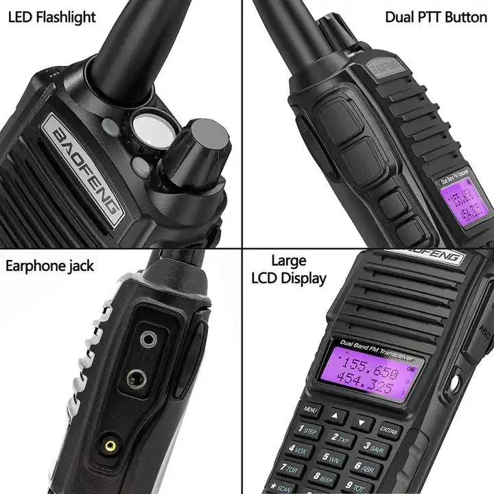 Baofeng Factory Dual Band 2 Way Walkie Talkie UV-82 Best Selling Two Way Radio