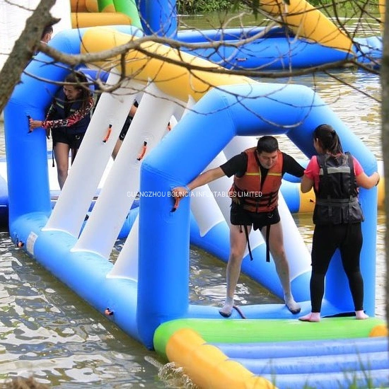 Adults Sport Aqua Water Fun Park Game Double Paths for Floating Park