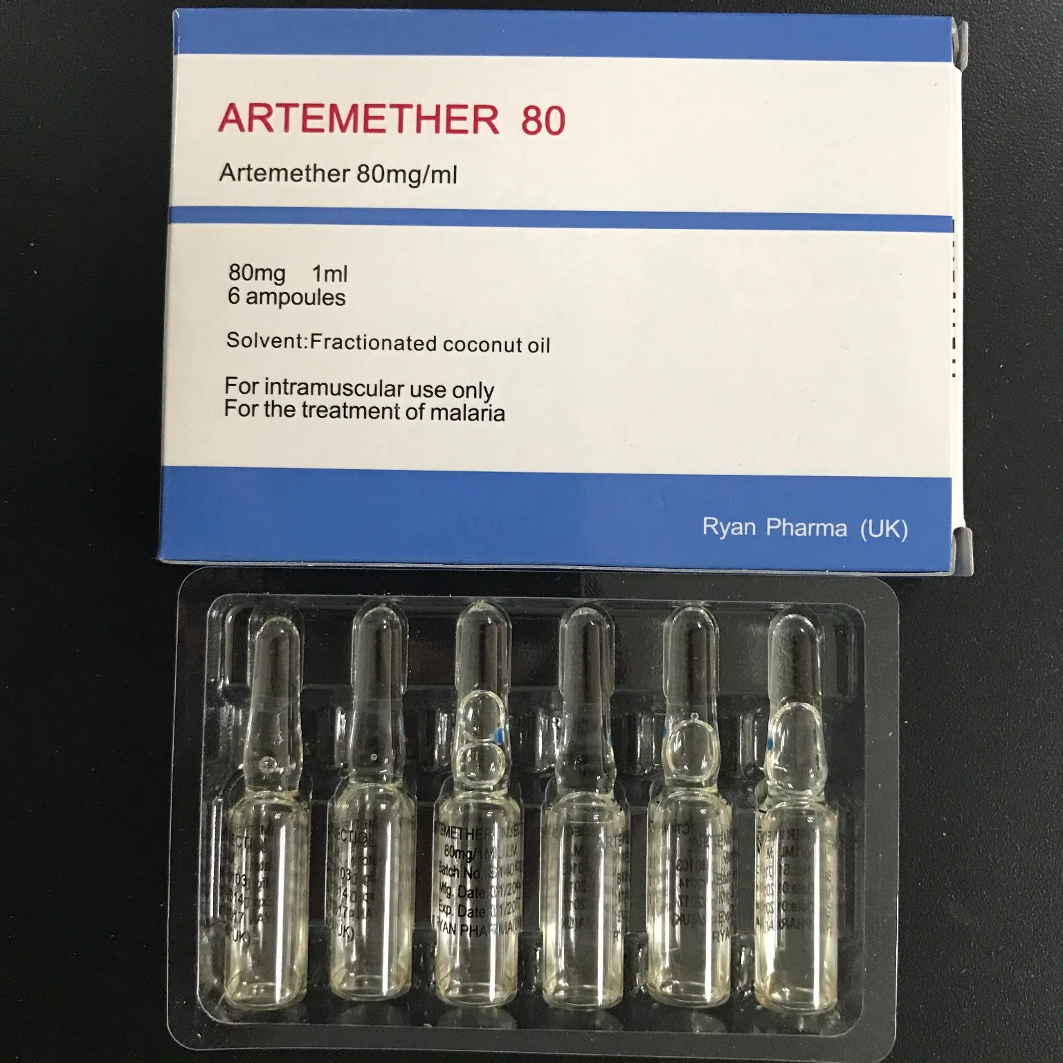 Artemether Injection 1ml 20mg/40mg/80mg