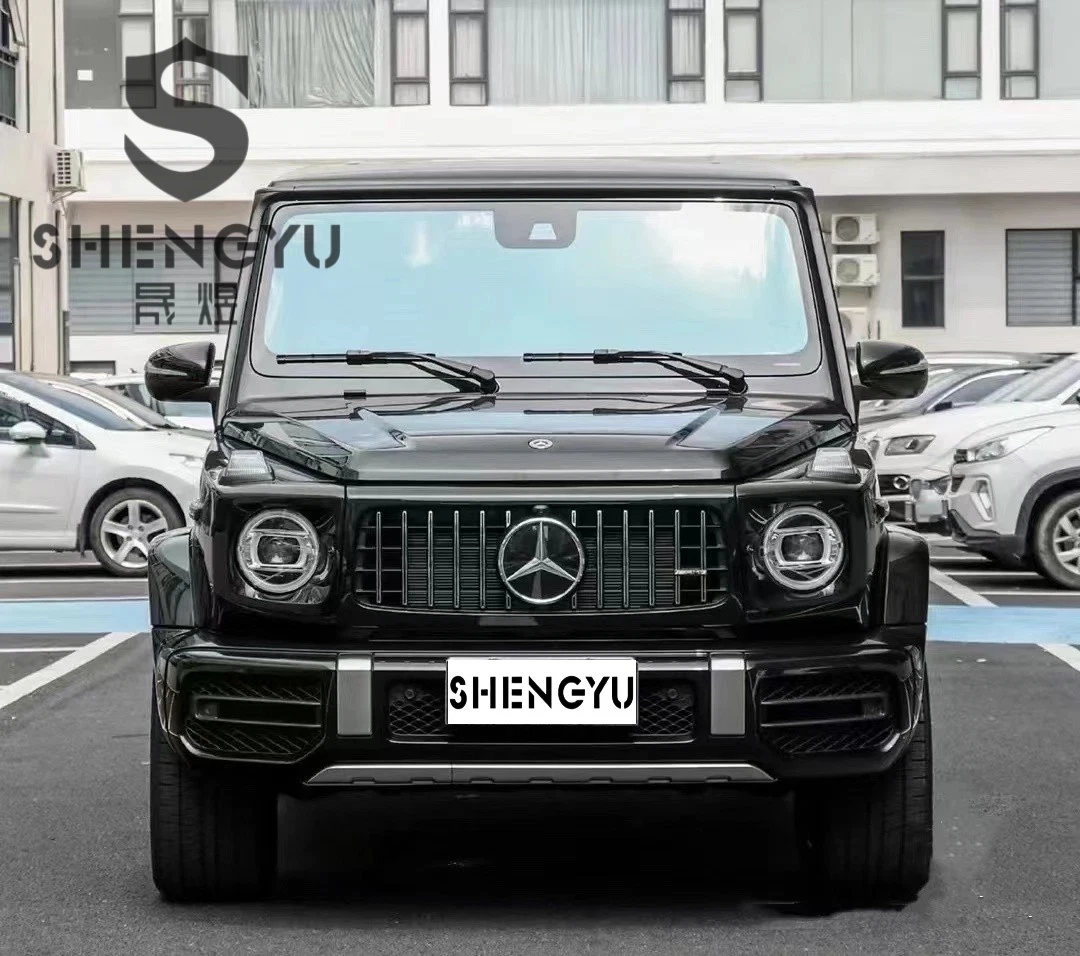 Car Body Kit for Benz G Class W463 2004-2018 Change to W464 Amg Include Front Rear Bumper with Grille Headlights Taillamps Hood Fenders Eyebrows Side Mirrors