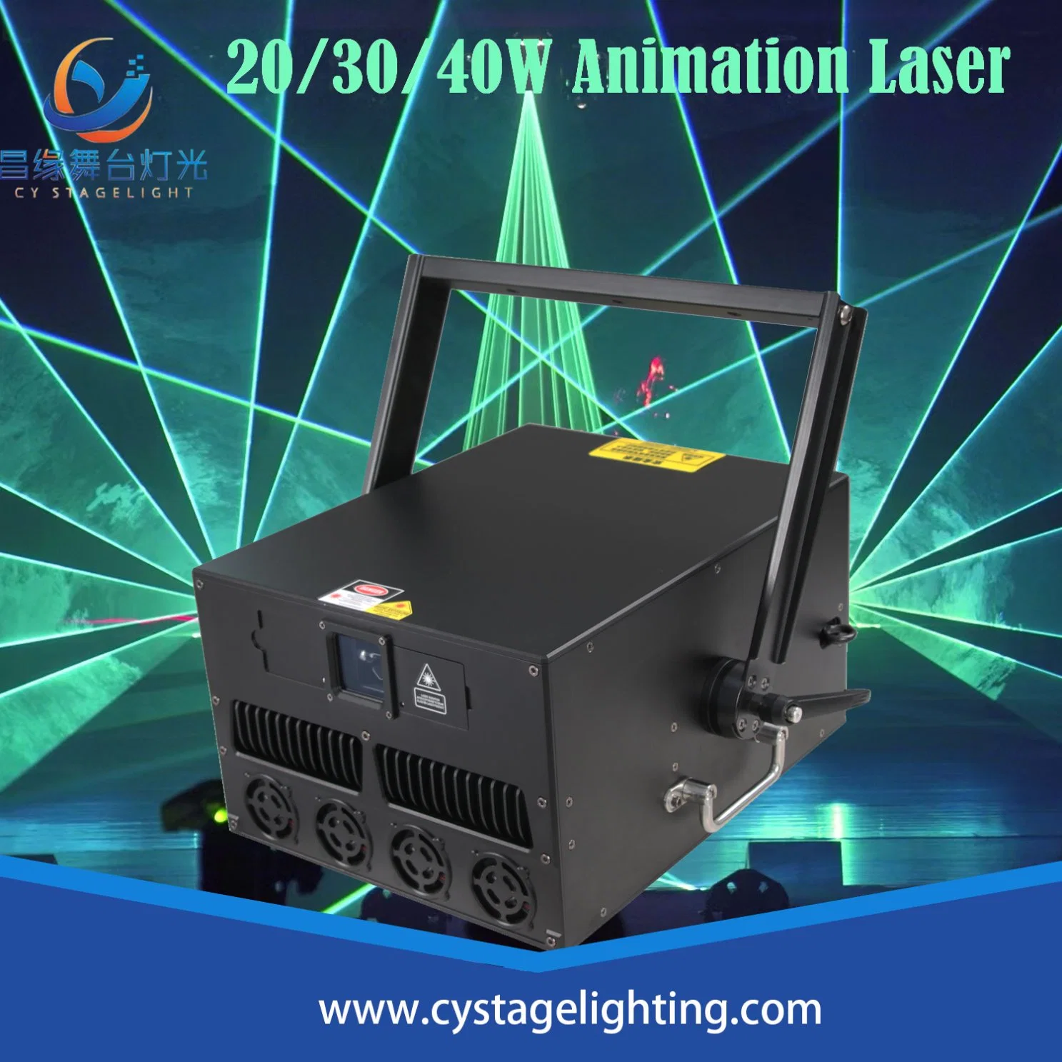 Full Color Stage 5/10/20/30W RGB Animation Disco DJ Laser Light