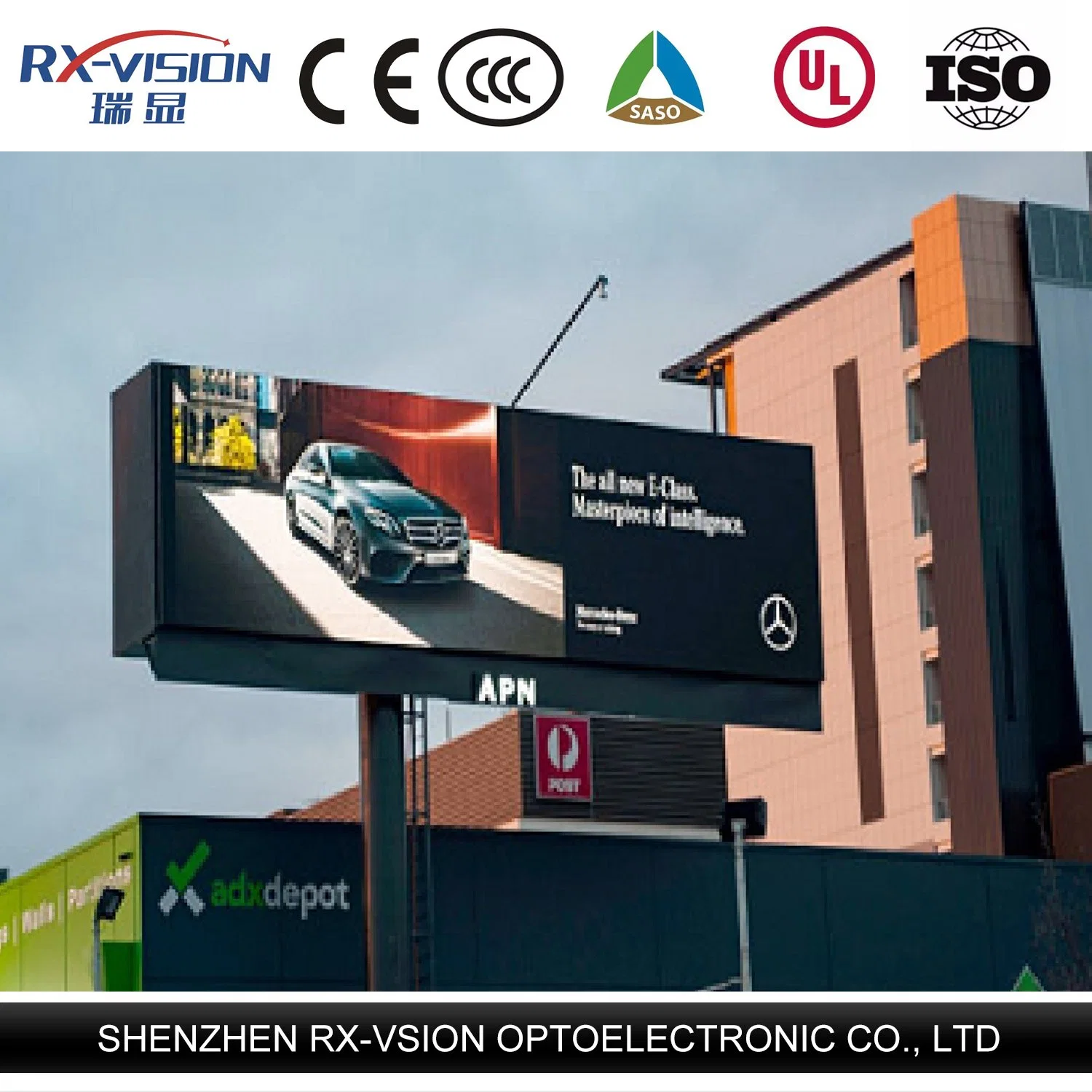 P5 P6 P8 P10 Fixed Outdoor LED Advertising Display/LED Screens/LED Video Wall SMD 3535