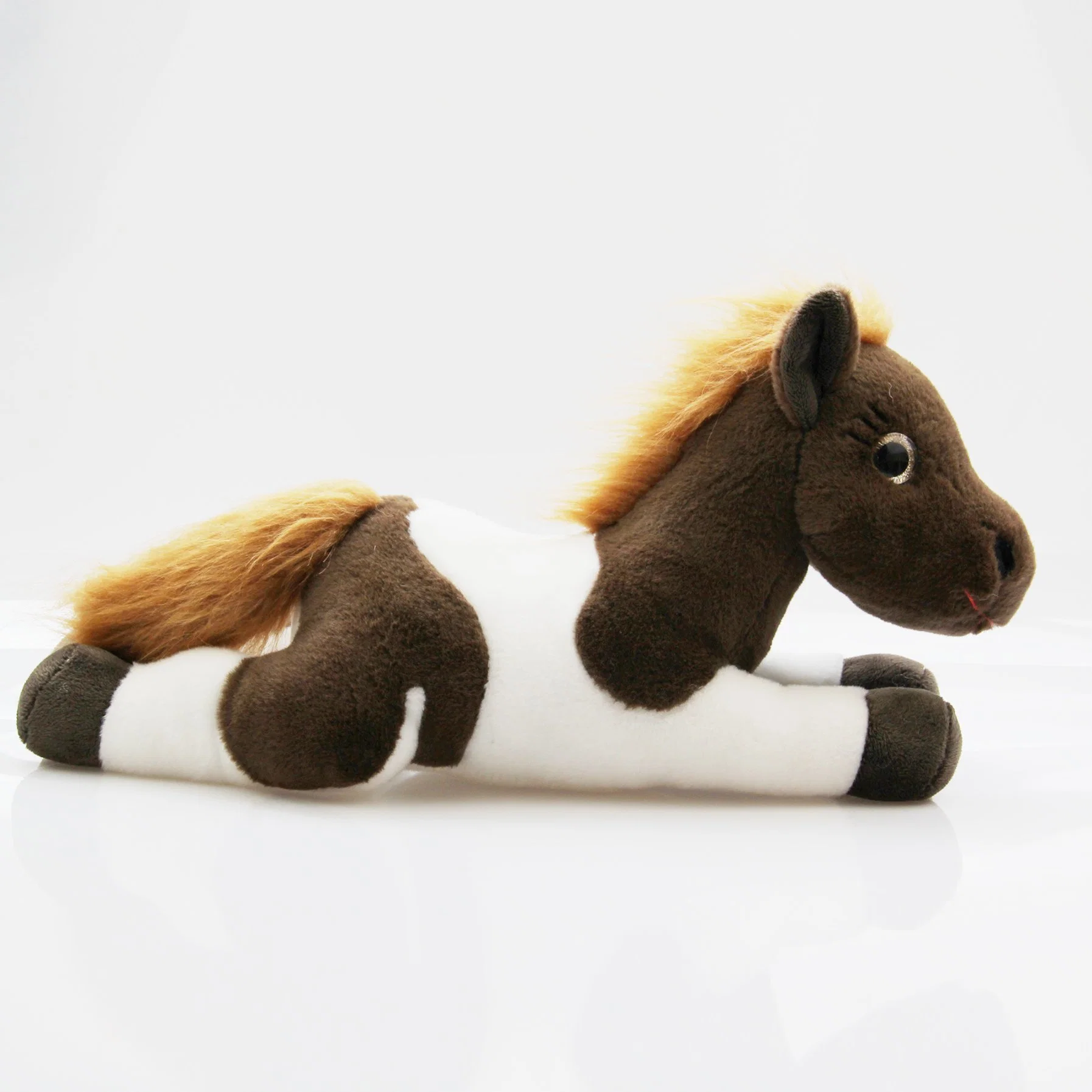 Bebé macio de peluche macio de 30 cm, brinquedo, cavalo gigante realista