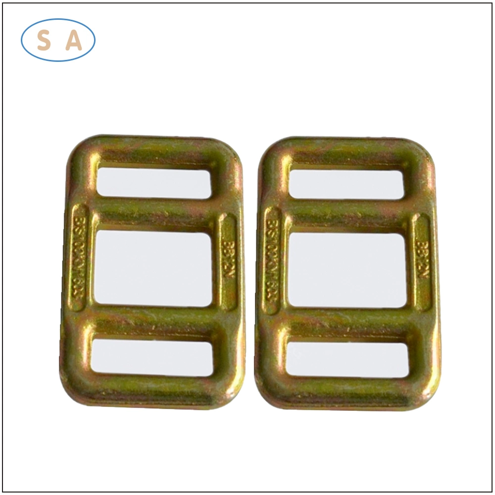 One Way Lashing Steel Square Forged Strap Lashing Buckle for Strap Belt Buckle Accessories