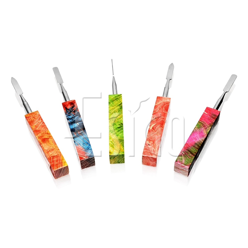 Esigo Wholesale/Supplier Assorted Colors Fashion Stainless Flat Head Wax DAB Tool Smoking Accessories with Factory Price