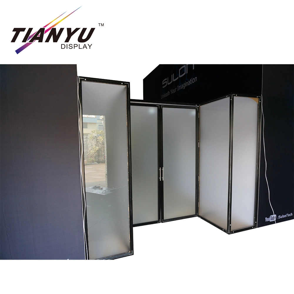 3X3 Aluminum Extrusion Standard Modular Partition Shell Scheme Trade Show Expo Display Exhibition