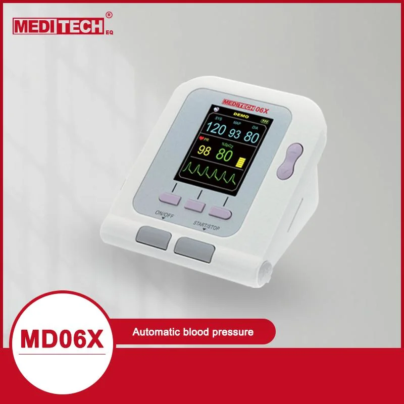 2.8 Inch Home Electroic Digital Blood Pressure Monitor Sphygmomanometer Blood Testing Equipment Ready Stock