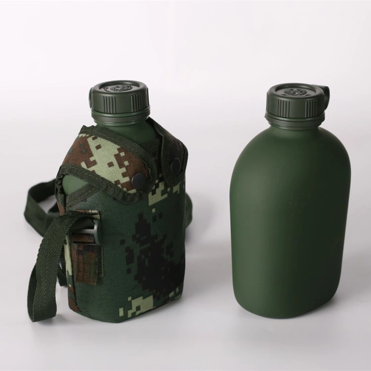 1L Navy Green Sports Aluminum Water Bottle with Customed Logo