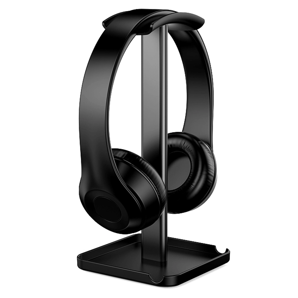 Z10 Desktop Over-Ear Support pour casque casque ABS+TPU titulaire montage avec une base solide - noir