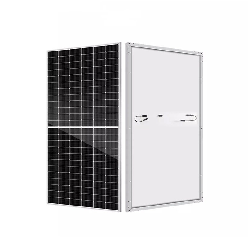 Mono 400W 410W 500W Half Cell All Black Solar Panel Inverter and Battery Energy System Home Use PV Module