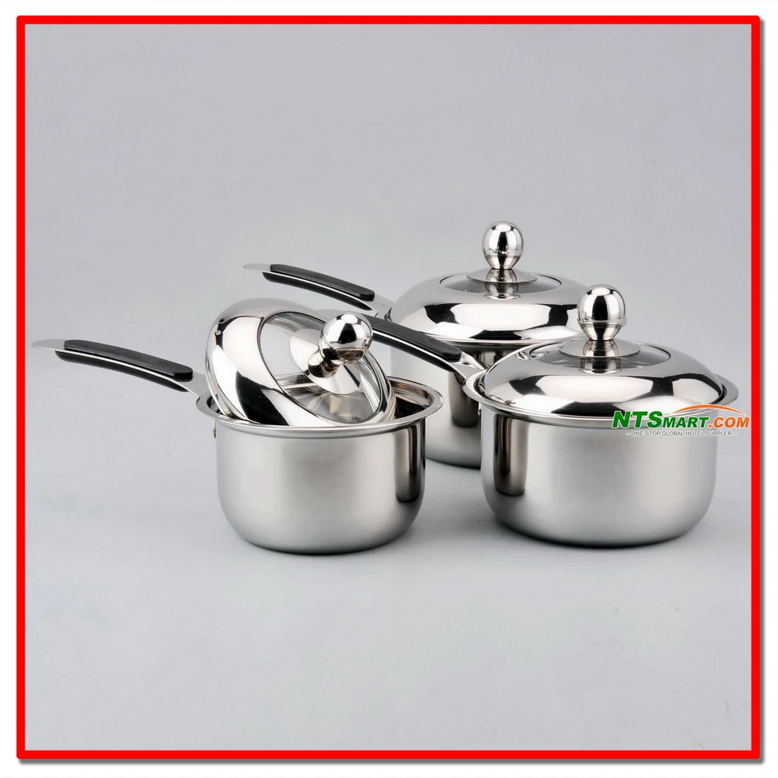 Commercial Non Stick Stainless Steel Cookware Saucepan