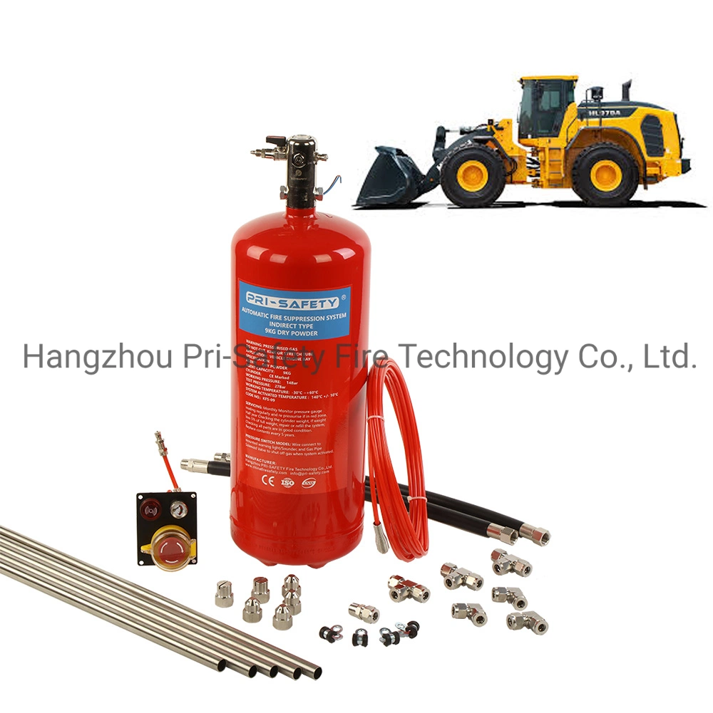 Wheel Loader Fire Protection Fire Extinguishing System