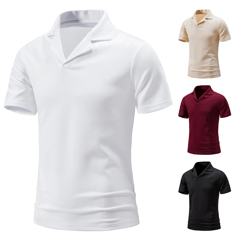 High quality/High cost performance  Breathable Fashion Shirts Factory Direct Sales Cotton Pique Polo Shirts for Men