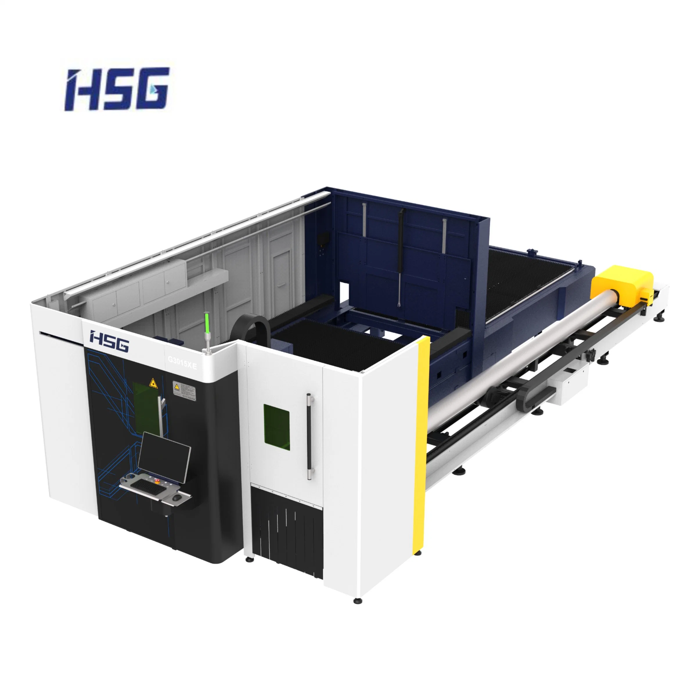 Factory Directly Sales Cost-Effective Metal Sheet and Tube Fiber Laser Cutting Machine Metal Equipment 1500W/3000W/6600W Power Source