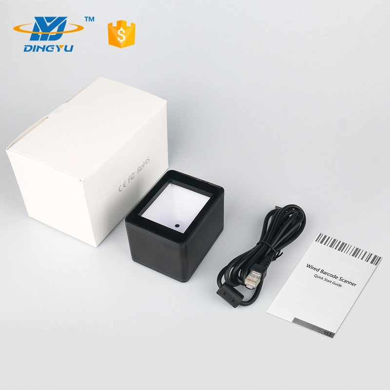 New Embedded 2D Omnidirectional Desktop Barcode Scanner Pay Fast Read Scanner