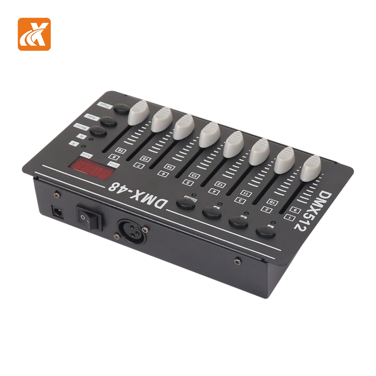 Model Kt-Mn48 Mini Console 5V 2W Power DMX512/1990 Signal Output 4-Digit Digital Soft Light Sweatshirt