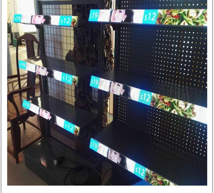 P1.87 Supermarket and Retail Store Shelves Smart Signage Shelf LED Display