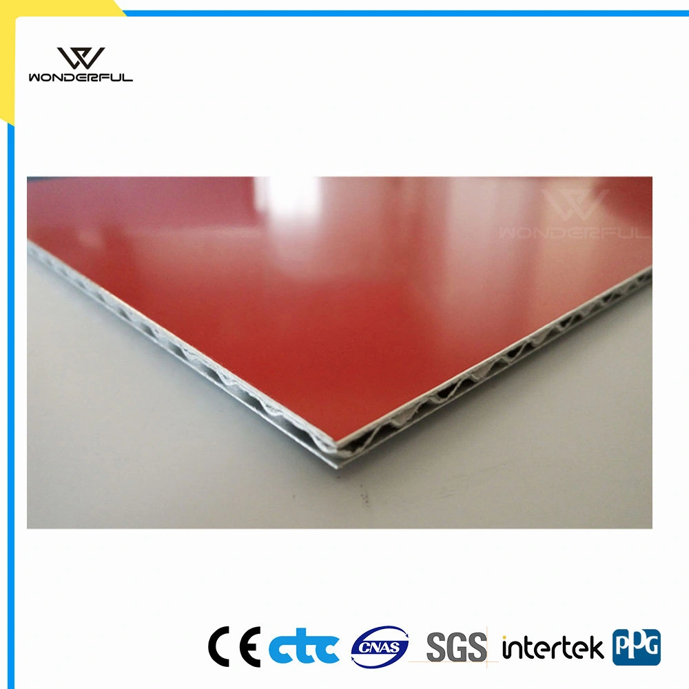 Solid Fireproof Facade Sandwich Core Composite Panel Building Materials