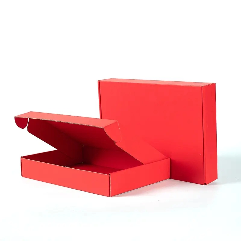 Wholesale/Supplier Spot Colored Paper Corrugated Folding Flip Paper Boxes for Clothing and Shoes