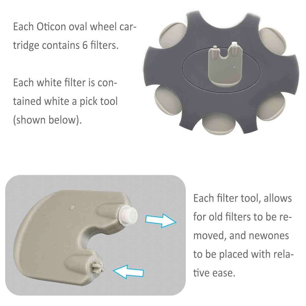 Protection de la cire d'aide auditive Panier Outil de nettoyage des filtres accessoires disponibles pour Oction