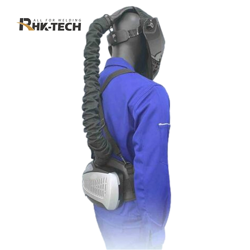 Air Fed Filter Powered Air Purifying Welder Face Shield Welding Mask Respirator Welding Helmet with Air Purifying Respirator