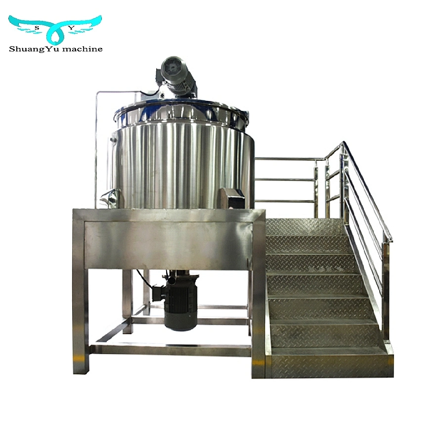 Double Jacket Mixing Tank Honey Making Machine Cream Lotion Mixer Tank Mixer Hair Shampoo Mixing Tank Machine