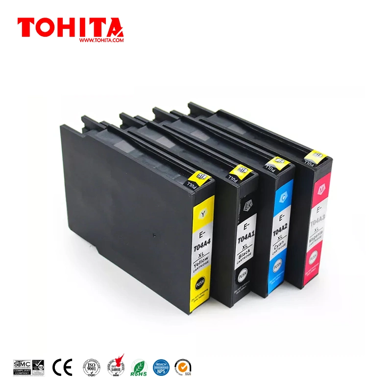 Ink Cartridge T04A1 T04A2 T04A3 T04A4 C13t04A140 C13t04A240 C13t04A340 C13t04A440 for Epson Wf-C8190 8690 8100 8190 Tohita